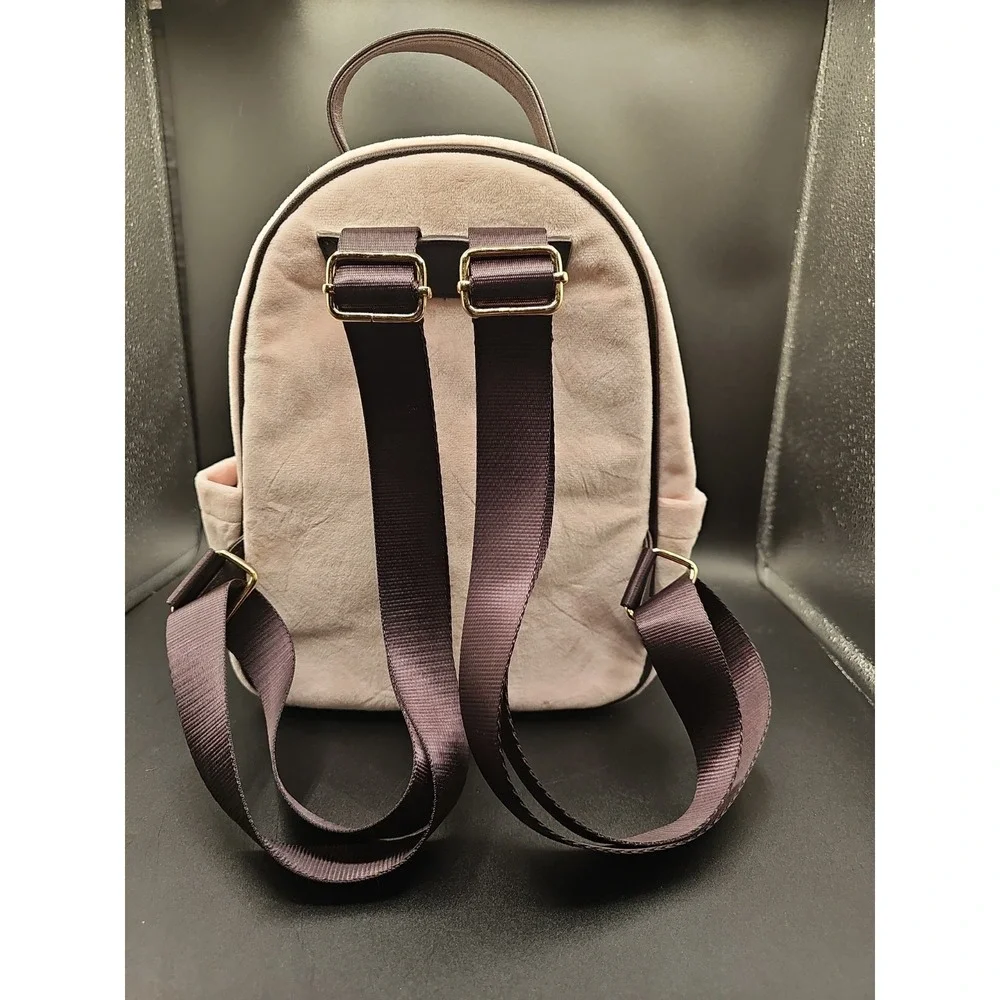 Juicy Couture Pink Diamond Velour Heritage Backpack 01
